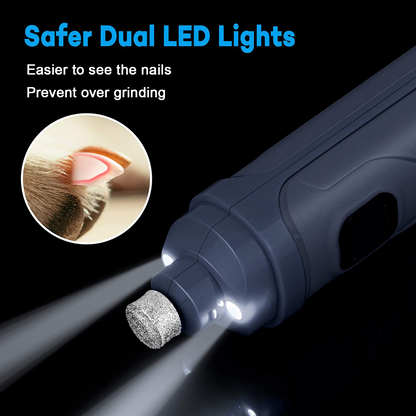 SmartpawLite Pet Nail Grinder Trimmer LED Model New Version